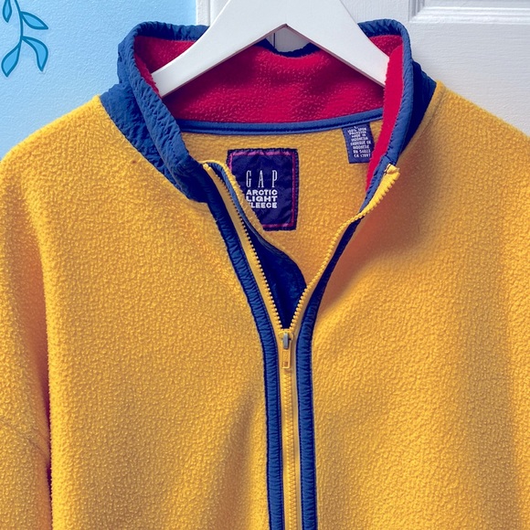 Vintage Gap Arctic Light Fleece Full Zipper Two Pockets Men's Jacket Size Large - Picture 9 of 10